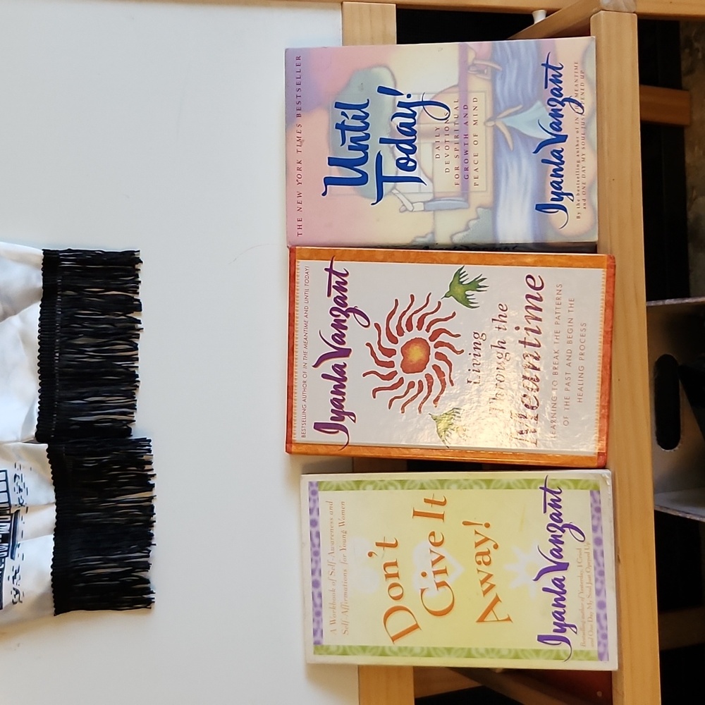 Iyanla Vanzandt Book Bundle of 3 Don't Give It Away Until Today Living Through